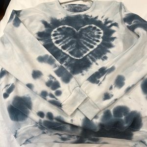 Tie dye heart Crewneck